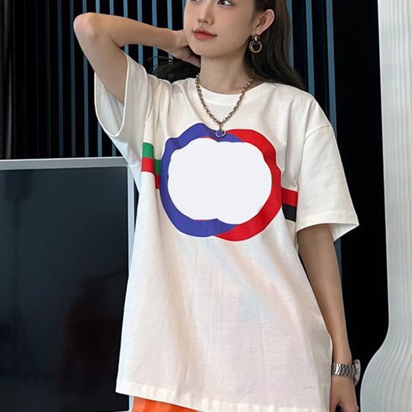 

2023 womens cotton tee designer t shirts oversize shirt women streetwear soft t-shirt tees designers men shirts woman clothing, White