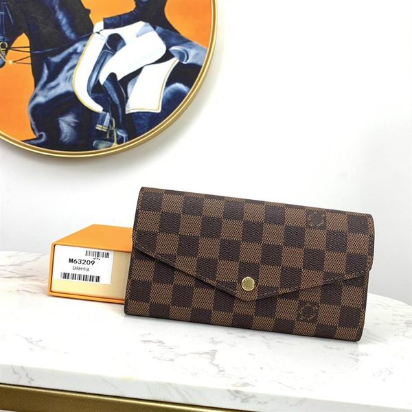 

classic long wallets for women and men canvas zipper coin purse letter leather card holders men womens wallet with box size 19x10c282y, Red;black
