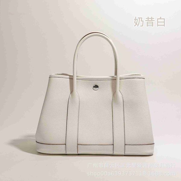 

designer herbag garden party evening 2023 new leather women's single shoulder messenger tote versatile garden portable shopping bucket