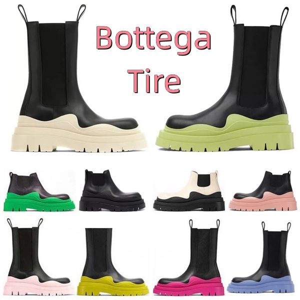 

tire women designer boot womens men black white green yellow fashion platform snow winter bootie shoes