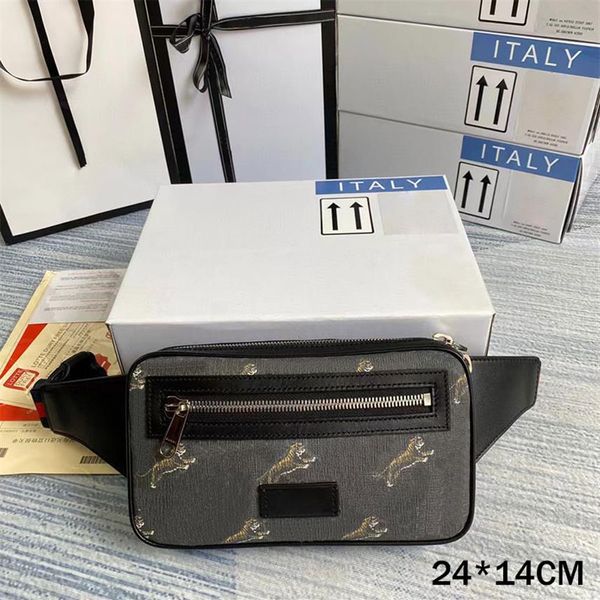 

fashion waist bags leather fanny packs designer bag men pillow style belt bag pattern print crossbody bags 24 14cm women fanny pac297i