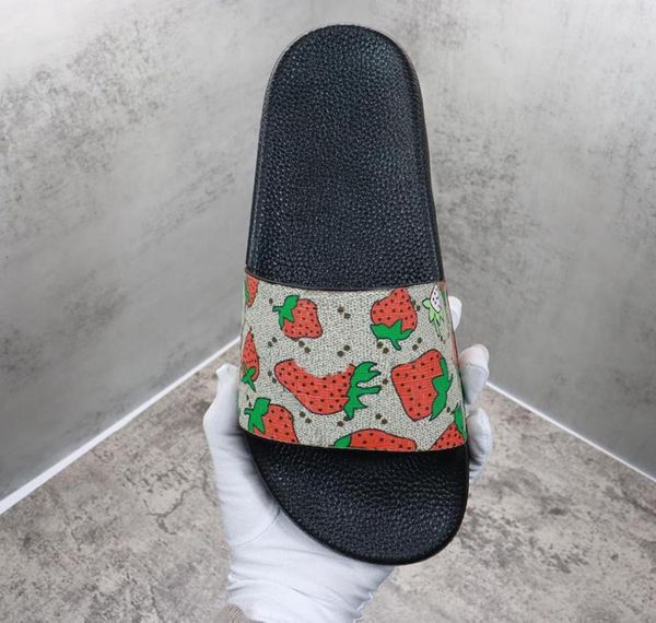 

2022 woman man designers slipper sandals quality stylish slippers fashion classics sandal men women slides flat shoes slide eu352001871, Black