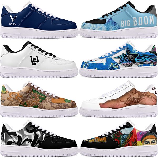 

DIY shoes precious autumn mens Leisure shoes one for precious men women casualplatform sneakers Classic cartoon graffiti trainers comfortable sports 17929