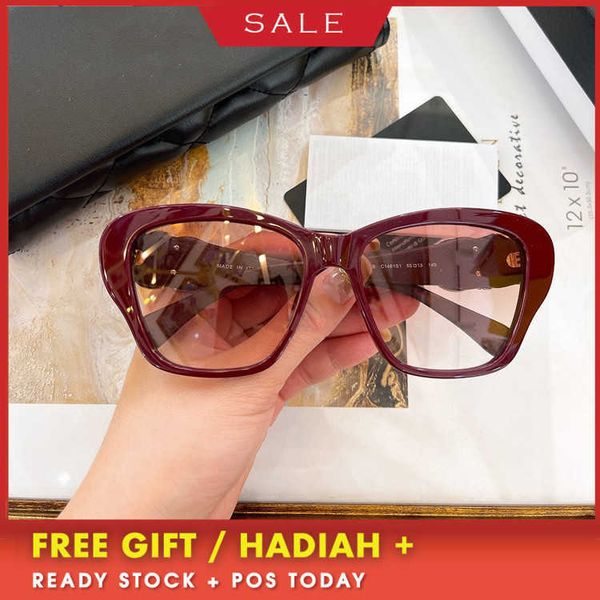 

luxury designer brand vintage sunglasses women uv400 23 new xiaoxiangfeng cat eyelids leg band drilling the same 5457qb shades fashion, White;black