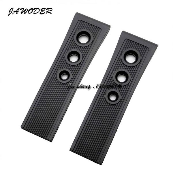 

jawoder watchband 22mm 24mm buckle 20mm black diving silicone rubber watch band strap men new grade for breitling261h, Black;brown