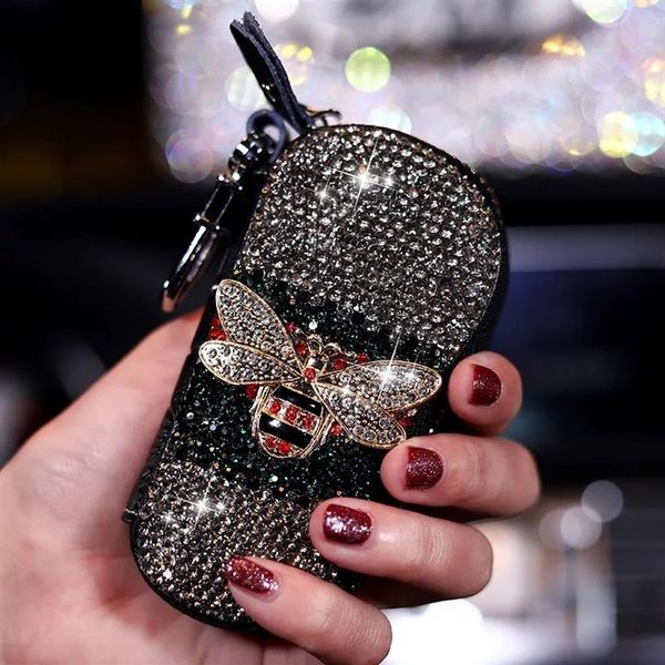 

bling fashion pattern style bag accessories whole mode fashion keychain2581, Black