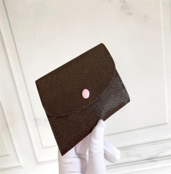 

luxurys designers wallet fashion peas short clip classic colorful envelope coin purse wallet bag card holder purses with box dust 6044301, Red;black