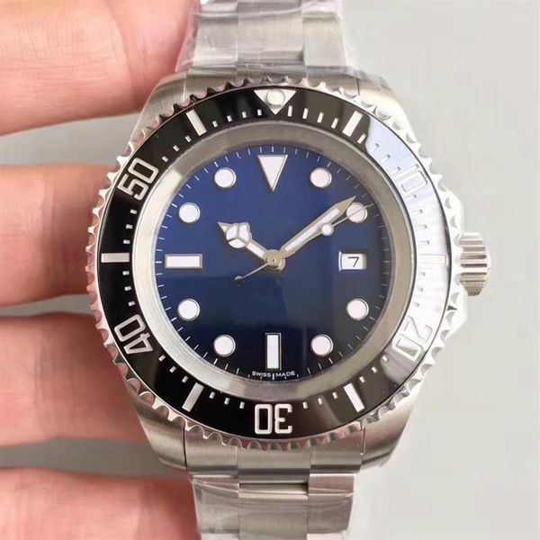 

men's automatic mechanical watch 40mm116660 sapphire mirror ceramic watch frame waterproof 100m2425, Slivery;brown