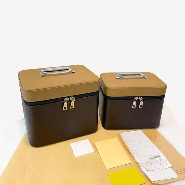 

2 pieces set designer cosmetic bags makeup handbags purse for women bags80609238k