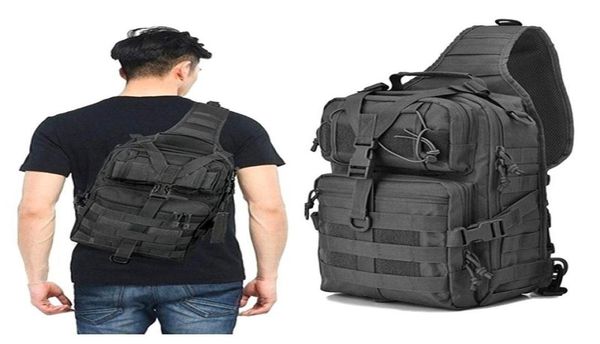 

outdoor bags tactical backpack shoulder bag camping hiking travel fishing sports chest molle hunting men military sling6064177