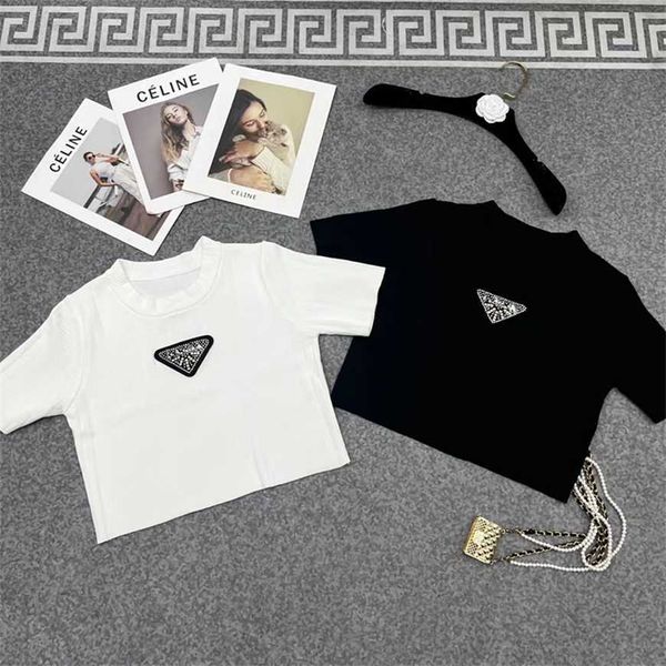 

32% off summer new inverted triangle family slim fit short women, White;black