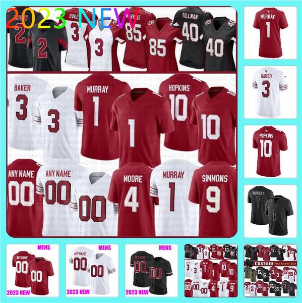 

custom kyler murray arizonas football cardinal jerseys jj watt deandre hopkins budda baker nfliiiii pat tillman myjai sanders kurt warner is