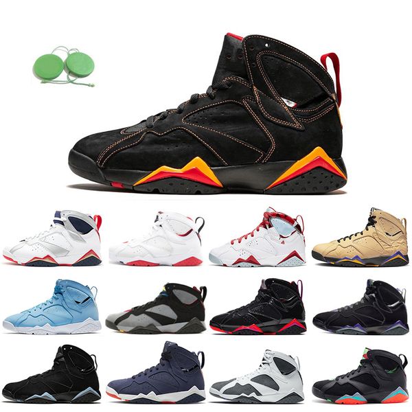 

2023 7 basketball shoes 7s mens sneakers barcelona nights chambray citrus hare pantone patent leather ray allen z trophy room trainers sport