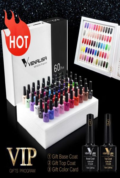 

60 colors color gel a set including basegel professional nail art beatiful longlasting polish4356879, Red;pink