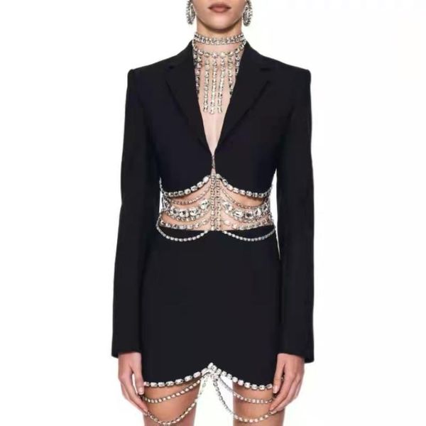 

pants new women casual sets autumn long sleeve cardigan blazer set two piece outfits short skirt solid lady black short skirt suits, White