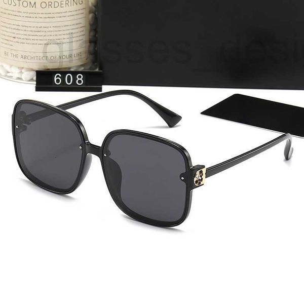 

sunglasses designer new women's polarized sunglasses fashion trend leisure toad mirror large frame travel holiday 608 nzsk, White;black