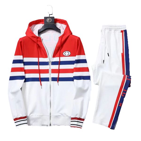 

2023new men tracksuit sweat suits sports suit men hoodies jackets tracksuits jogger suits jacket pants sets men jacket sporting suit sets, Gray