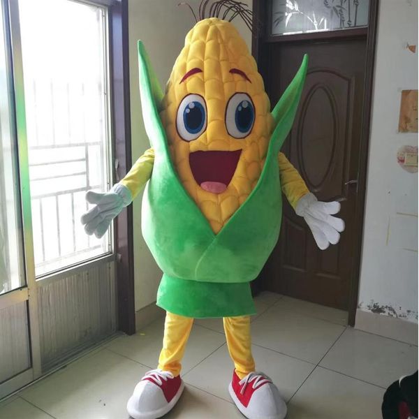 

halloween lovely corn mascot costume customize cartoon food plush anime theme character size christmas carnival229k, Red;yellow