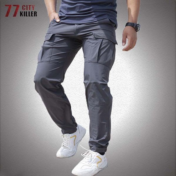 

pants quickdrying tactical pants men multipocket wearresistant cargo trousers mens military combat work joggers outdoor hiking pant, Black