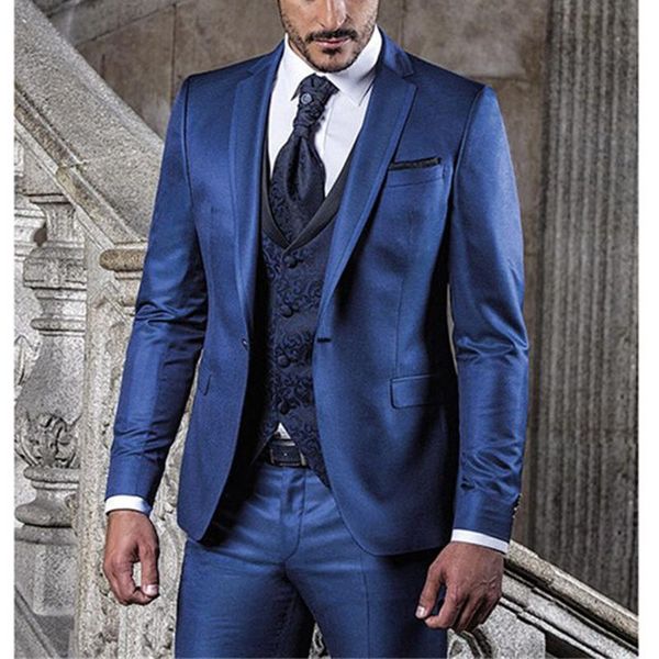 

blazers 2022 custom made single breasted man suit groom tuxedo costume homme three pieces (jacket+pants+vest+tie), White;black