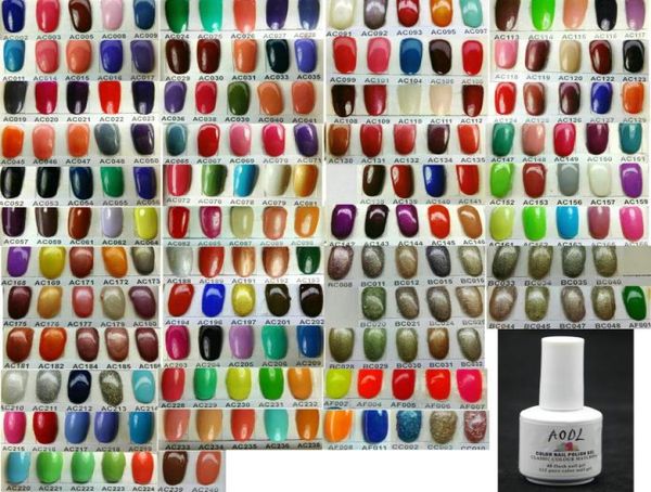 

new edition 6pcslot 15ml 5oz soakoff soak off color uv gel polish for nail art led gel health 209 color can b9196965, Red;pink