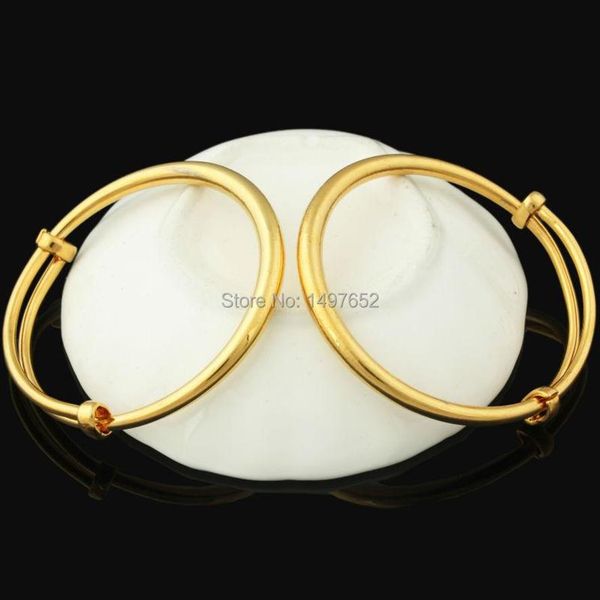 

bangle fashion dubai gold baby jewelry for boys girls18k color ethiopian african kids bangles bracelet233i, Black