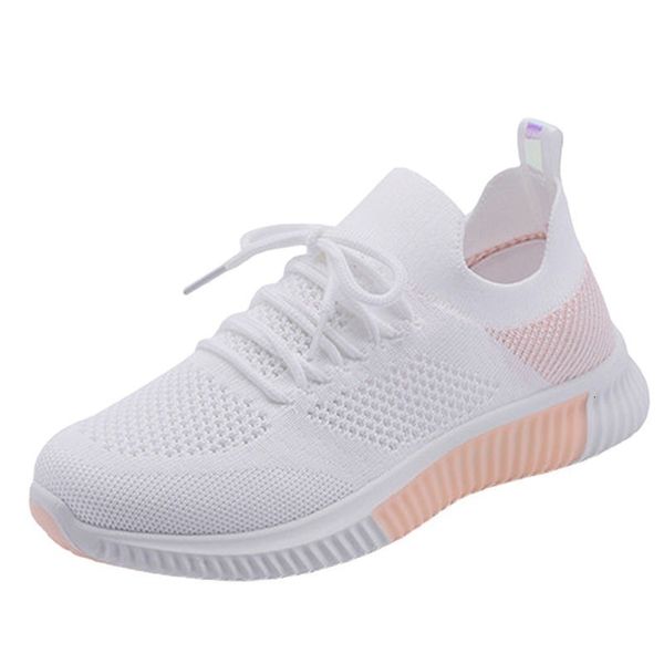 

dress shoe's casual sneakers mesh breathable soft sole shoes running 230421, Black