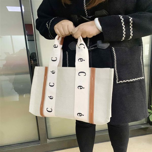 

new simple portable shoulder bag tote bags women's fashion large capacity canvas ethnic style artistic temperament240x