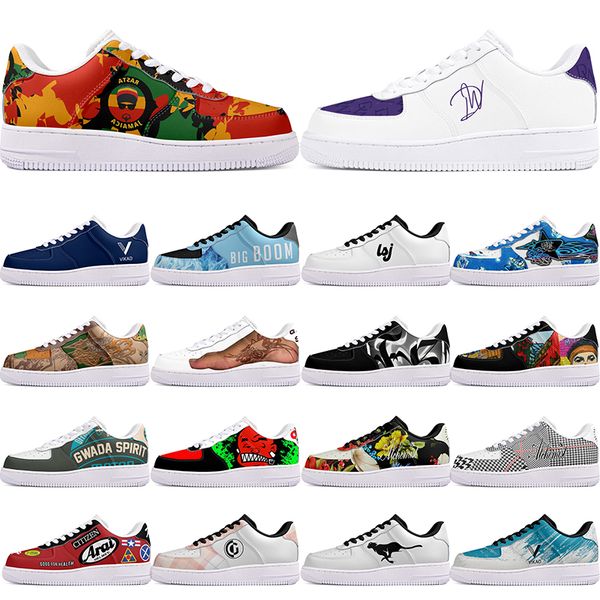 

DIY shoes precious autumn mens Leisure shoes one for exquisite men women casualplatform sneakers Classic cartoon graffiti trainers comfortable sports 21185