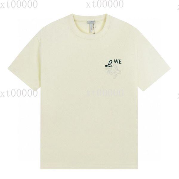 

23ss designer letter printed t shirts tee sweatshirt fashion high street short sleeves summer casual t-shirt breathable men women 237y, Black;brown