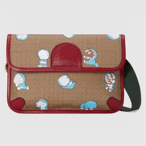 

classic printed luxury waist bags for men crossbody chest bag ladies outdoor real leather man size24x 17 0x 3 5cm2528