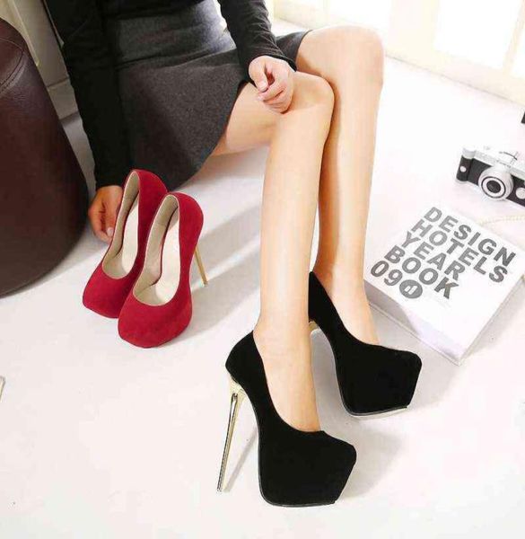 

comemore 2022 red black pumps luxury women shoes high heels stripper platform woman stiletto 16cm summer spring plus size 44 45 h27183248