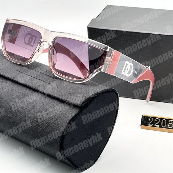 

flat retro sunglasses luxury designer small frame sun glasses for man women leisure goggle sunglass clear lens ladies eyewear with box, White;black