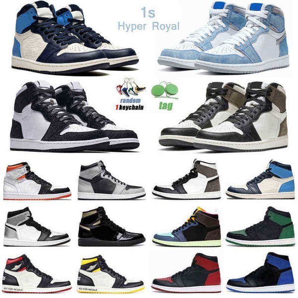 

original 1s hyper royal high og basketball shoes men women 1 sea pollen military blue electro ge dark mocha mens trainers sport