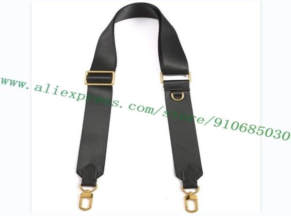 

bag parts accessories adjustable smooth fabric strap for multi pochette lady handbag women bumbag belt 8 colors option9799541, Black