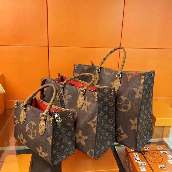 

2023 designer bags women bag handbags embossed flower monograms onthego gm mm louiseitys womens handbag viutonity purse tote shoulder female