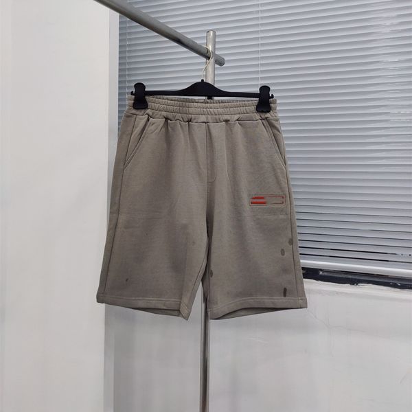 

men's shorts wrinkle-resistant printed letters 2023 pradity summer beach pants casual decoration men's jeans 03-06, White;black