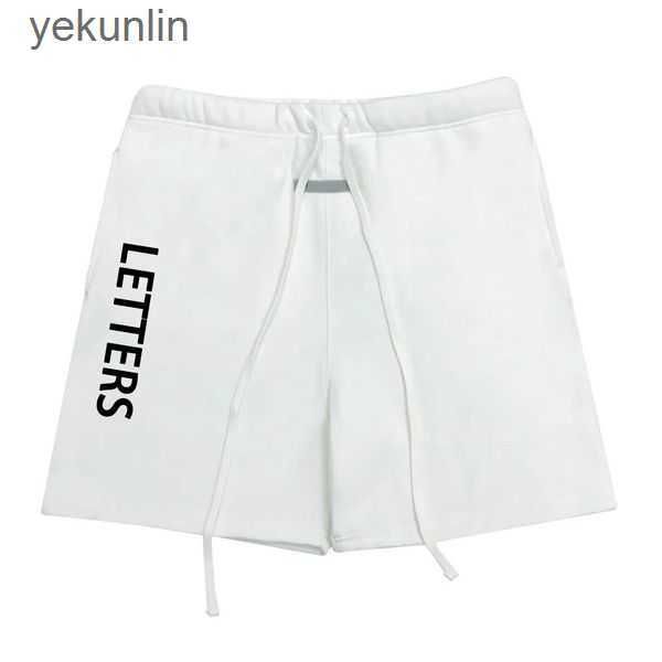 

essentail short designer mens shorts essentail shorts clothing apparel essen short cotton sports fashion letter street style tide knee lengt, White;black