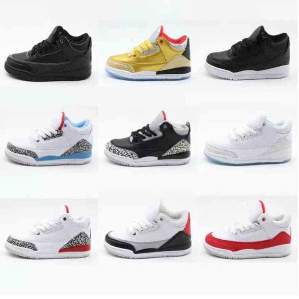 

jumpman 3 kids basketball runner shoes white cement katrina cyber monday toddler youth boys girls 3s sneakers fire red cool grey