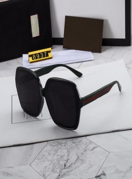 

women039s sunglasses oversized black square 2022 fashion shades womens brand designer big frame g sun glasses men uv400 oculos 3302019, White;black