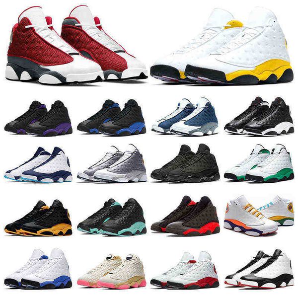 

13 men basketball shoes 13s university gold hyper royal red flint obsidian black cat court purple atmosphere grey sports running sneakers