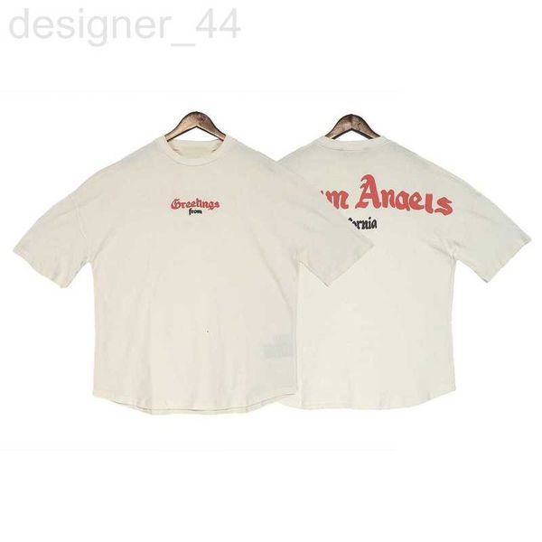 

men's t-shirts designer 23ss fashion brand foam letter printing short sleeve t-shirt for men and women couples high street loose half t, White;black