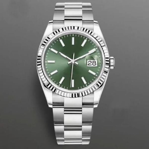 

datejust relogio sapphire fashion men's automatic mechanical date watch luxury threaded classic wrist watch, Slivery;golden