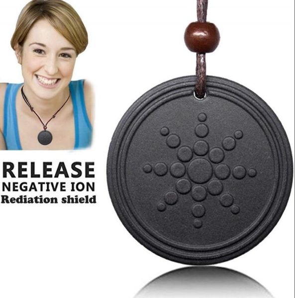 

anti radiation shield energy pendant scalar quantum ions negative necklace emf neutralizer negative protection science7394188, Silver