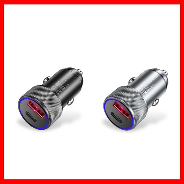

2 ports 38w car charger pd qc 3.0 usb fast charging cigarette socket lighter for iphone 13 pro max xiaomi mi 12 samsung s22 s21 car-charge c