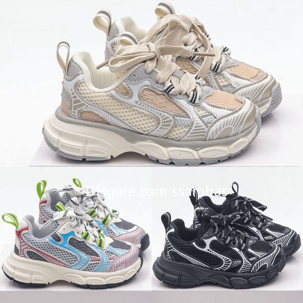 

kids shoes 3xl casual running sneakers paris brand children boys girls track jogging trainers toddler youth kid sport shoelaces shoe mesh ou, Black