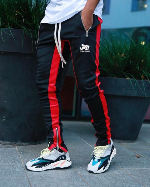 

pants mens joggers casual pants fitness men sportswear tracksuit bottoms skinny sweatpants trousers black gyms jogger track pants