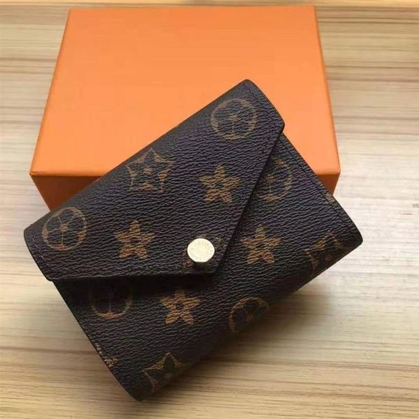 

classic fashion original designer wallet card holder purse metal button french print plaid genuine leather small coin purses luxur220v, Red;black