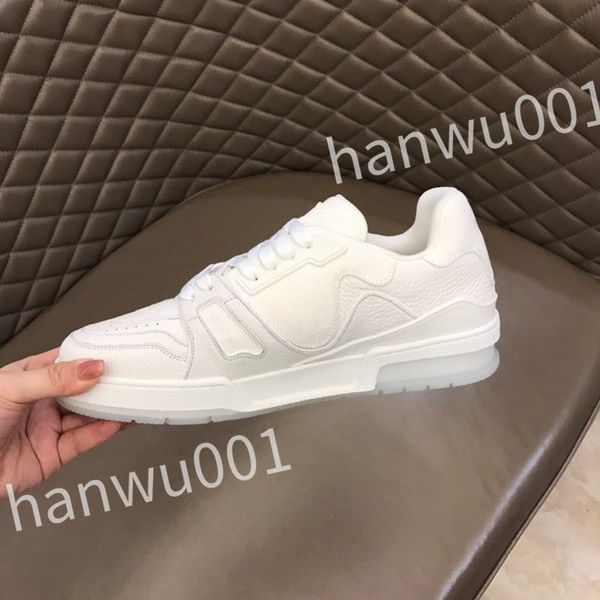 

2023 new designer men causal shoes fashion woman leather lace up platform sole sneakers white black mens womens luxury
