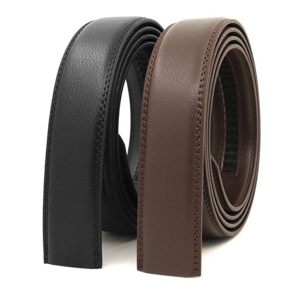 

3.8cm men women belt womens genuine leather black and white color bronze big buckle designers man belts for mens gift g40, Black;brown